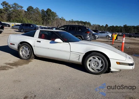 1991 Chevrolet Corvette z USA, uszkodzony, nr VIN 1G1YY2382M5100689